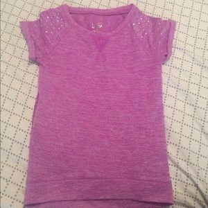 Pink justice kids shirt